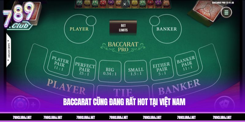 Baccarat cũng đang rất hot tại Việt Nam