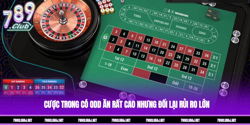 Cược trong có Odd ăn rất cao nhưng đổi lại rủi ro lớn Cược trong có Odd ăn rất cao nhưng đổi lại rủi ro lớn